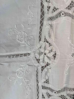 Банкетная скатерть, баттенбергское кружево, ок. 1900 года